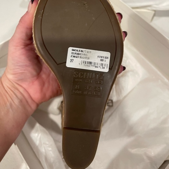 Brand new Schutz wedge sandals size 8 - Picture 4 of 8